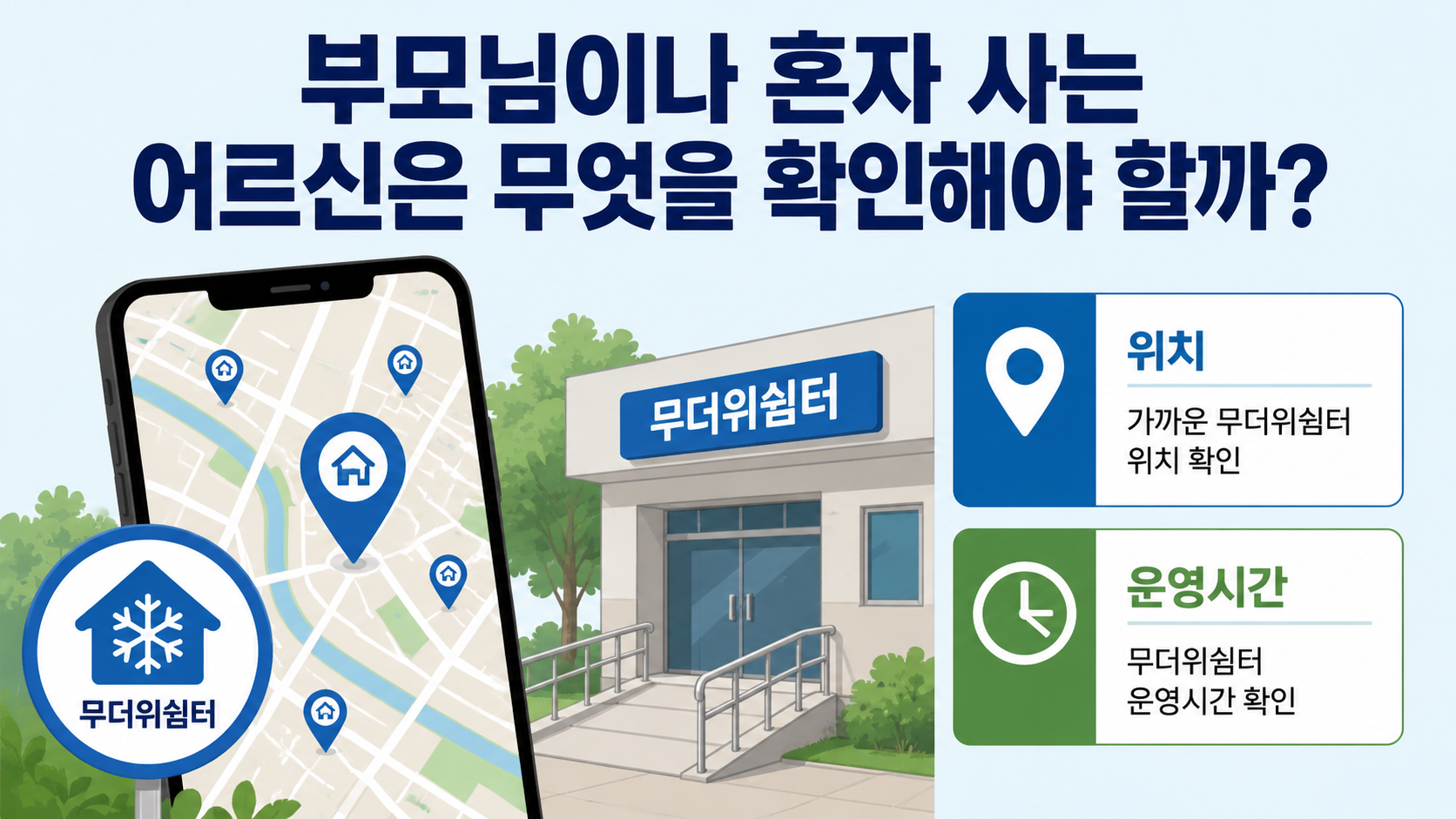 폭염 때 집 안 온열질환 2배, 에어컨은 언제 켜야 할까? 실내온도·119 기준 - 부모님이나 혼자 사는 어르신은 무엇을 확인해야 할까? 핵심 내용을 정리한 정보형 이미지