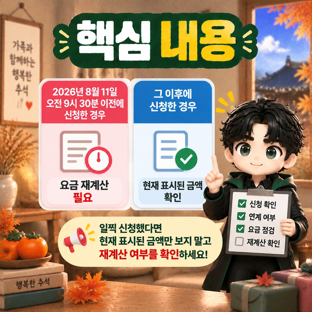 확인 기준은 **2026년 9월 26일** 한국시간입니다. - 핵심 내용 핵심 내용을 정리한 정보형 이미지