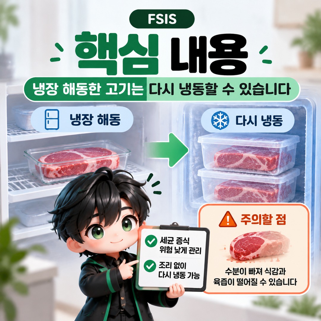 FSIS - 핵심 내용 핵심 내용을 정리한 정보형 이미지