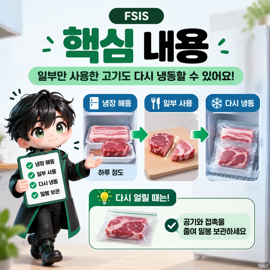 FSIS - 핵심 내용 핵심 내용을 정리한 정보형 이미지