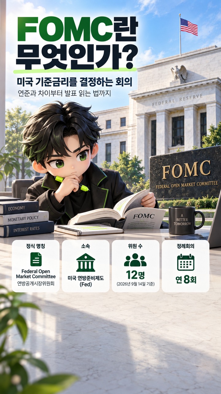 FOMC란 무엇인가# FOMC란? 미국 기준금리를 결정하는 회의, 연준과 차이부터 발표 읽는 법까지