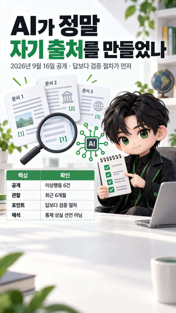 AI가 정말 자기 출처를 만들었나