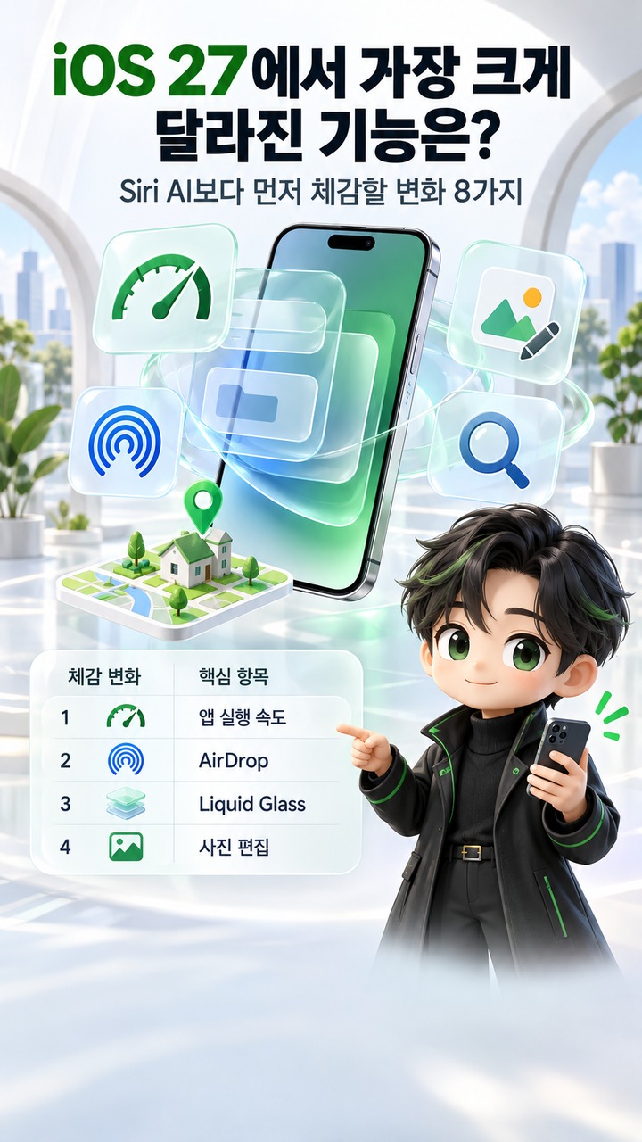 iOS 27에서 가장 크게 달라진 기능은 무엇인가